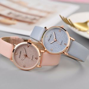 shopify accessories Women&#039;s Starry Sky Watch Diamond Casual Quartz Leather Band Analog Wrist Watch
