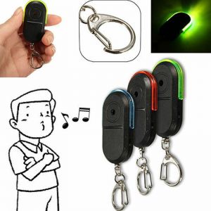 shopify גאדג'טים מגניבים  LED Whistle Car Key Finder Seeker Locator Find Lost Keys Keyring Cool Gadgets UK